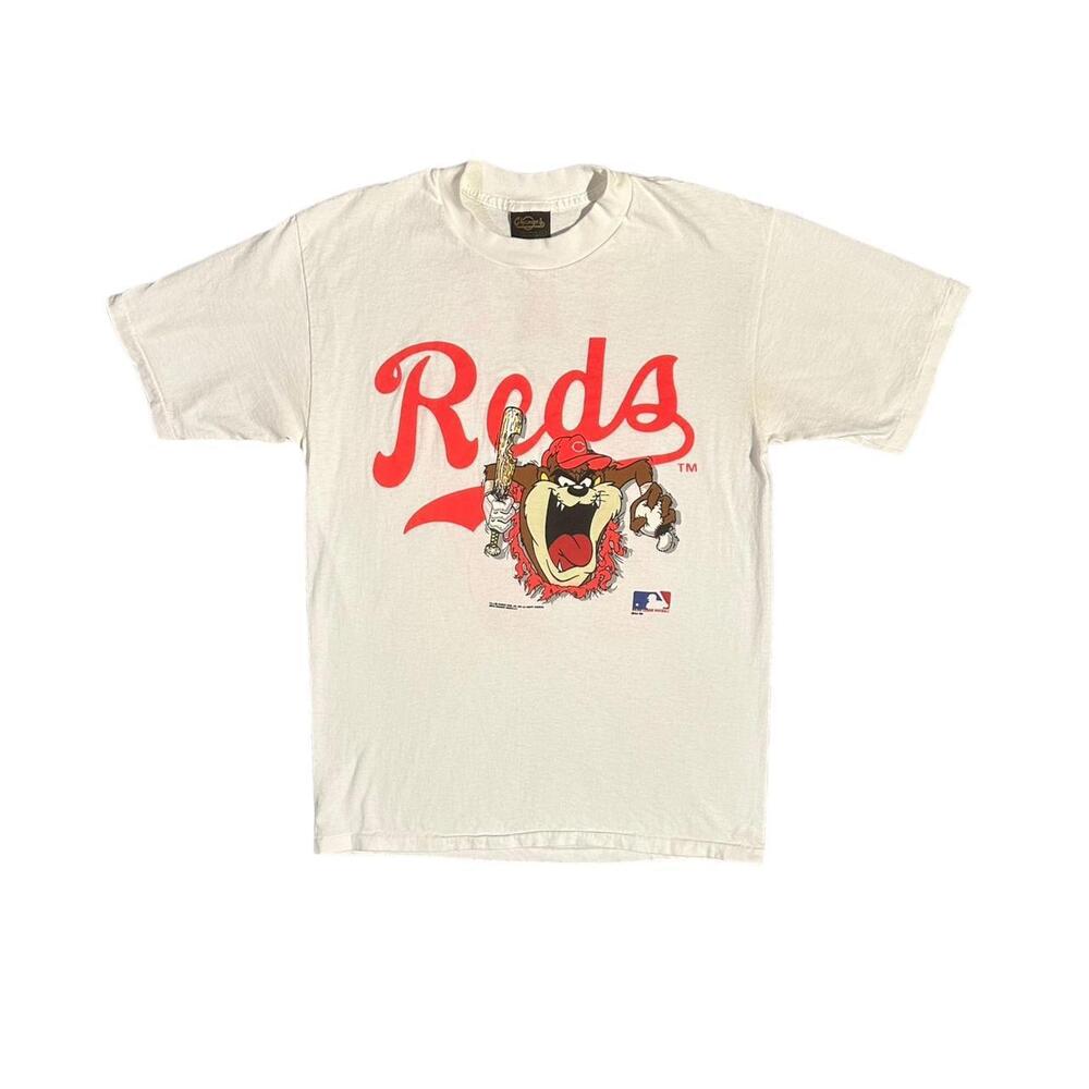 1991 Cincinnati Reds Looney Tunes Single-Stitched Shirt (MADE IN USA)